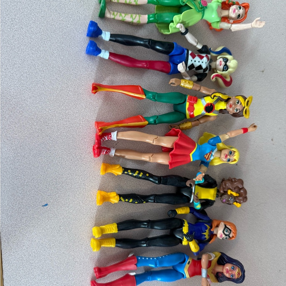 Superhero Action Figures Set - Multicolor